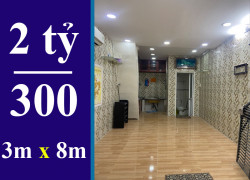 BÁN NHÀ HẺM 264 LÊ VĂN LƯƠNG QUẬN 7. DT: 3 X 8M, 1 LẦU, 2PN. GIÁ 2 TỶ 300