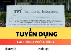 TTI công ty điện tử tuyển LĐPT nam nữ làm tại Dầu Giây Đồng Nai