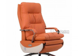 Ghế xoay sếp lớn giám đốc bọc da thật cao cấp có ngả lưng thư giãn HCM CR4116-L-1