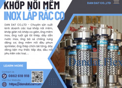 Khớp Nối Mềm Inox Lắp Rắc Co – Khớp Nối Mềm Inox Lắp Ren Giá Rẻ