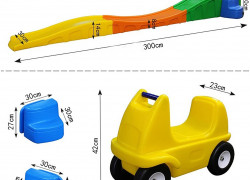 Xe chòi chân trẻ em, xe trượt đường ray cho bé hàng nhập khẩu