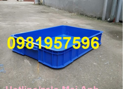 Thùng nhựa đặc cao 10 cm, sóng bít công nghiệp, sóng nhựa công nghiệp