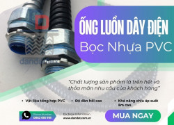 Ống ruột gà lõi thép luồn dây điện, Ống luồn dây điện bọc nhựa chống thấm dầu và nước