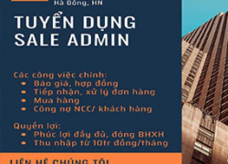 TUYỂN DỤNG SALE