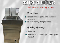 Giới thiệu bồn rửa tay tiệt trùng của Lâm Việt