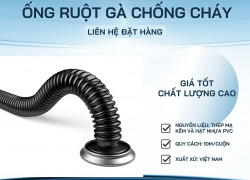 Bảo vệ dây điện với ống ruột gà chống cháy an toàn