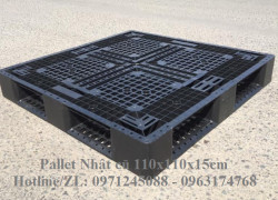 Pallet Nhật cũ 1100*1100*150mm giá rẻ, giao hàng nhanh trong ngày