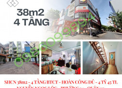 GẤP BÁN NHÀ NGUYỄN NGỌC LỘC - QUẬN 10 - 4 Tầng – 38m2– HẺM 3M - CHỈ 4.X TỶ