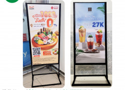 Standee highland, standee hào hoa, standee hội nghị, standee hội thảo