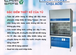 Tủ hút khí độc chịu acid Lamsafe