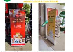 Tiệm bán chân standee và in standee tại tp hcm