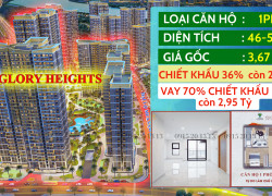 VINHOME GRAND PARK CĂN HỘ 1PN +1 -48M2 CHIẾT KHẤU 36% CÒN 2.4 TỶ, VAY 70% ƯU ĐÃI 24 THÁNG