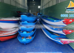 Xuồng nhựa, xuồng ghe thuyền composite, xuồng chèo tay, xuồng câu cá tại Long An