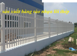 Hàng rào nhựa PVC, Hàng rào lõi thép bọc nhựa sản xuất theo yêu cầu