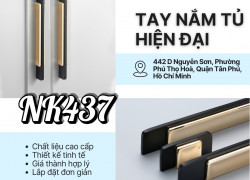 Tay nắm tủ cao cấp phối màu hiện đại NK437 | Zalo 0901 196 552