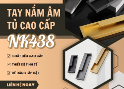 Tay nắm âm tủ cao cấp thiết kế hiện đại NK438 | Zalo 0901 196 552