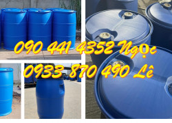 Gía thùng phuy nhựa 220 lít cũ, thùng phuy nhựa 120L đựng dầu, thùng nhựa 100 lít đựng thuốc trừ sâu