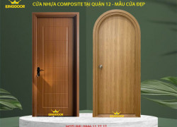 Giá cửa nhựa composite tại Quận 12- Mẫu cửa phòng ngủ đẹp