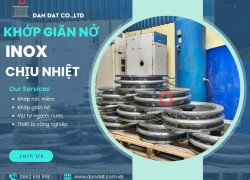 Khớp nối mềm công nghiệp, khớp nối mềm inox nối bích, khớp nối mềm rắc co ren, khớp nối mềm kim loại chống rung