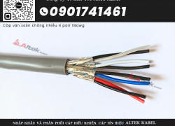 Cáp tín hiệu chống nhiễu 18 AWG 1 pair giá sỉ