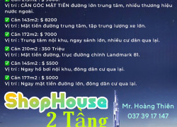 Thuê Shophouse 2 tầng Vinhomes Central Park, Tháng 10.2024 hơn 150m: 112 triệu.LH: 0373917147