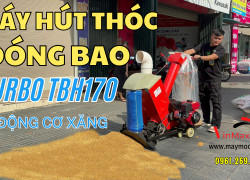 Máy hút hạt đóng bao tự hành Turbo TBH170 năng suất cao