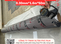 Màng nhựa PVC dẻo trong suốt dày 0.3 li , khổ 1.6 x 50m Hà Nội, Sài Gòn