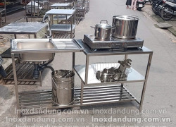 Kệ bếp từ inox