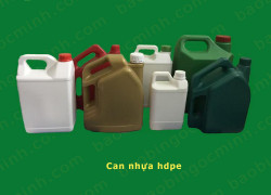 Can nhựa hdpe 5lít đựng nước rửa chén, dầu nhớt