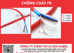 Tổng kho cáp chống cháy 2x1.0 Fr Altek Hồ Chí Minh, Hà nội, Đà Nẵng