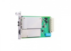 CSM-G200-1221: 10/100/1000BaseT(X)-to-100/1000BaseSFP slide-in media converter module