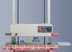 Máy hàn miệng túi băng tải liên tục có indate model WP-1100V