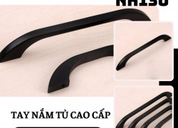 Tay nắm tủ cao cấp dạng vuông dẹp NK130 | Zalo 0901 196 552