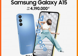 Galaxy a15 giá siêu rẻ