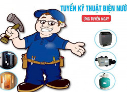 Tuyển NVVP và NV Kỹ Thuật Điện Nước ưu tiên ở Bình Thạnh