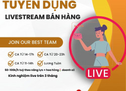 Tiệm Tất Việt  CẦN TUYỂN NHÂN VIÊN LIVESTREAM BÁN HÀNG