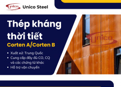 Thép kháng thời tiết CortenA/CortenB - Unico Steel