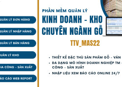 Phần mềm quản lý kho gỗ nguyên liệu, ván ép