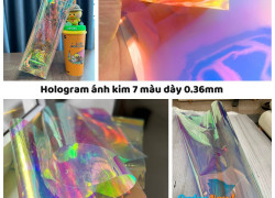 màng nhựa pvc dẻo hologram 7 màu tại Hà Nội