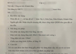 🏡 🎁 BÁN NHÀ 2 TẦNG ĐẸP CÓ SÂN ĐỖ ÔTÔ TRONG NHÀ, CHỈ HƠN 2 TỎI tại Diên Sơn NHA TRANG