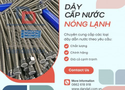 Ống dẫn nước bình nóng lạnh, dây dẫn nước inox, dây cấp nước mềm inox, dây cấp nước lavabo