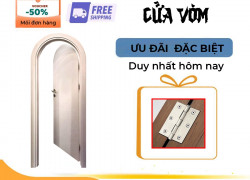 Tạo Cá Tính Riêng Biệt Với ​​Mẫu Cửa Nhựa Composite Vòm Hiện Đại