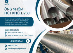 Ống nhôm hút khói D250