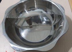 Nồi ăn lẩu bằng inox dạng tròn cho nhà hàng giá rẻ tại HCM