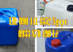 Bán can nhựa 30 lít đựng thuốc tẩy, can nhựa 25 lít đựng hoá phẩm, can nhựa 20 lít đựng mật ong