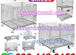 Lồng thép trữ hàng - lồng sắt trữ hàng - pallet lưới