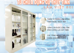 Tủ đựng dụng cụ thủy tinh