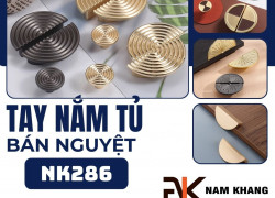 BST tay nắm tủ cao cấp thiết kế bán nguyệt độc đáo NK286 | Zalo 0901 196 552