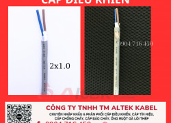 Cáp tín hiệu dvv 2x1.0 kho Sài Gòn, Đà Nẵng, Hà Nội