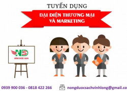 TUYỂN DỤNG ĐẠI DIỆN THƯƠNG MẠI, MARKETING, BÀO CHẾ